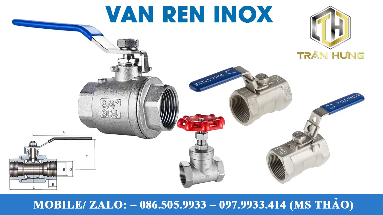 Van ren inox - Giải pháp chống ăn mòn cho mọi hệ thống đường ống